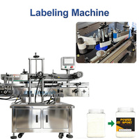 Ligne de remplissage automatique de poudre d'épices de haute précision, machine de remplissage, de bouchage et d'étiquetage de bouteilles en verre pour poudre de curcuma, poudre d'oignon