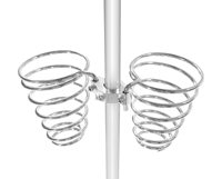 Support amovible pour sèche-cheveux, boîte de rangement multifonctionnelle à ressort, pour sèche-cheveux et outils de coiffure