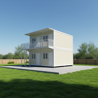 Maisons modulaires détachables TOPPRE de luxe et modernes en conteneurs de 40 pieds, cabines portables préfabriquées, maisons en conteneurs avec lits superposés, 2 chambres pour l'Australie