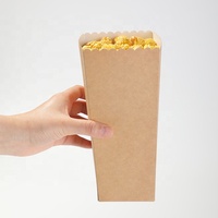 Kotak kemasan Popcorn kustom dengan Logo dicetak tas Popcorn cangkir ember untuk bioskop murah wadah Popcorn kotak kemasan