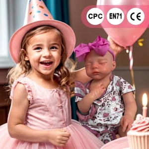 Muñeca Bebé Reborn Realista <span class=keywords><strong>de</strong></span> 18 Pulgadas, Bebé Niña Recién Nacida con Cuerpo Suave, Set <span class=keywords><strong>de</strong></span> Regalo para Niños, Futuros Padres y Abuelos - Product Image 4
