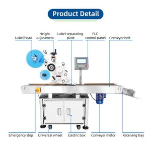 Petite machine d'étiquetage automatique Express pour bouteilles et bocaux, conception de ligne plate pour petits espaces - Product Image 6