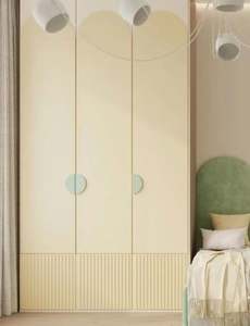 Armario Infantil Integrado de Estilo Francés Ligero en Color Cálido Amarillo Ganso con Espacio de Almacenamiento Múltiple - Product Image 5