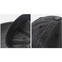 Gorra de béisbol bordada personalizada de alta calidad de algodón lavado con gorra blanca premium y logotipo personalizado de altos estándares