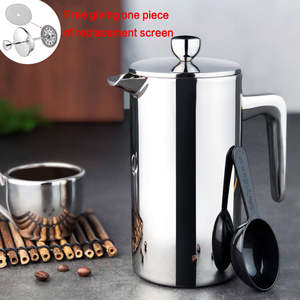 Nouveau design <span class=keywords><strong>percolateur</strong></span> à café professionnel en acier inoxydable <span class=keywords><strong>percolateur</strong></span> meilleure cafetière à double paroi - Product Image 5