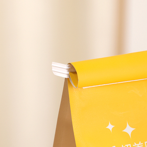 Bolsa de Papel Kraft de 250g con Logotipo Personalizado, Cierre de Alambre y Cierre Hermético para Panadería Artesanal - Product Image 4
