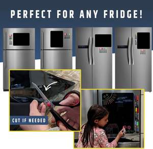 Planificador de comidas <span class=keywords><strong>semanal</strong></span> de borrado en seco magnético, <span class=keywords><strong>pizarra</strong></span>, lista de comestibles, Bloc de notas, nevera de cocina, tablero de menú, <span class=keywords><strong>pizarra</strong></span> blanca negra - Product Image 3