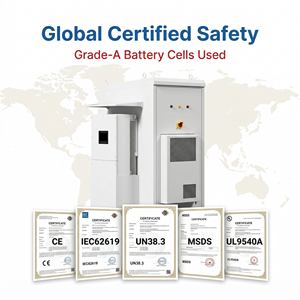 Gabinete de Almacenamiento de Energía Comercial KUNETIC de 50kW 100kW, Sistema BESS de 120kWh 240kWh con Enfriamiento por Aire, Estación de Carga para Vehículos Eléctricos - Product Image 3