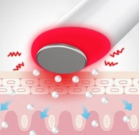 Mini masseur oculaire vibrant sans fil, appareil portatif pour éliminer les cernes, les rides et les ridules