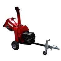 Broyeur à bois à disque hydraulique alimenté par moteur à essence ROCKMAN de 15 CV, certifié CE, garantie 1 an