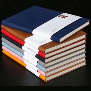 Promotion Custom Logo A6 Hardcover Binder Journal Planner Notebooks <b>Diary</b> Cover <b>A5</b> PU Leather Notebook - Product Image 3