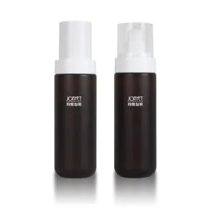 黑色塑料化妆品PET 100毫升瓶塑料乳液泵hdpe pet塑料瓶空化妆瓶供应商