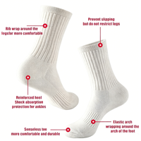 Fournisseur en gros de chaussettes personnalisées de qualité supérieure avec impression par sublimation