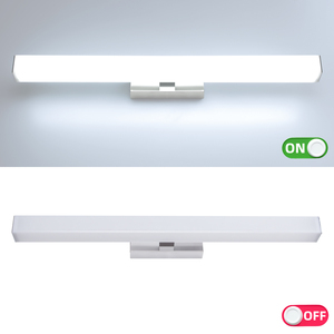 Lampe murale LED chromée noire pour hôtel, éclairage miroir IP44, éclairage mural de salle de bain pour galerie d'images, éclairage de tableaux - Product Image 6