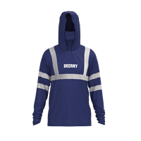 Fabricant de sweat à capuche de pêche d'été Sweat Shirt Face Mask Construction Clothes Safety Shirts Long Sleeve Reflective Work Wear