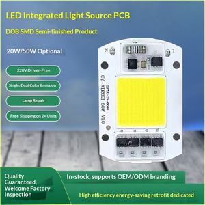 Chip <span class=keywords><strong>LED</strong></span> DOB Senza Sfarfallio 220V Senza <span class=keywords><strong>Driver</strong></span> 120lm/W 80-90 CRI Sorgente Luminosa Integrata per Riparazione di Lampioni e Faretti - Product Image 2
