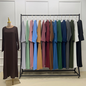 Fashion <strong>Modesty</strong> Islamic Clothing Ladies Abaya Women Muslim Dress Closed Women's Dresses Long Sleeve EID <strong>Style</strong> - Product Image 6