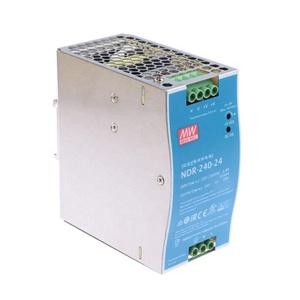 MeanWell-fuente de alimentación de carril DIN Industrial, Original, <span class=keywords><strong>240W</strong></span>, <span class=keywords><strong>24V</strong></span>, <span class=keywords><strong>10A</strong></span>, <span class=keywords><strong>SMPS</strong></span>, NDR-240-24, delgado y económico - Product Image 2