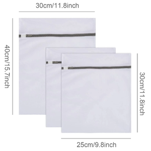 <span class=keywords><strong>Bolsa</strong></span> de lavandería con cremalleras Bolsas de lavandería de malla duraderas para blusa delicada, lencería <span class=keywords><strong>Ropa</strong></span> de bebé, Sujetador, Medias, Camiseta, Calcetines - Product Image 2