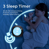 Machine de sommeil sonore pour bébé personnalisable en usine pour projecteur de galaxie Lampe étoile Scènes de scènes différentes Consommateur en gros