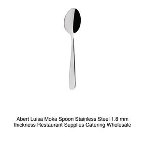 Abert Luisa Moka <b>Spoon</b> 18/10 Stainless Steel, 1.8 mm Thick - Product Image 2