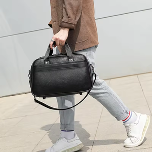 Bagage à main à l'ancienne, <span class=keywords><strong>valise</strong></span> de <span class=keywords><strong>voyage</strong></span> <span class=keywords><strong>Voyage</strong></span> d'affaires Sac polochon Boîte à bagages rétro Sac à main de grande capacité à courte distance - Product Image 3