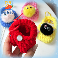 Fabricant de Peluches de Haute Qualité : Mini Animaux en Peluche Faits Main au Crochet pour Breloques de Sac, Pendentifs et Porte-clés en Peluche de Dessins Animés – En Stock