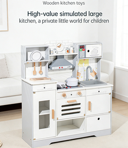 Ensemble de jouets de <span class=keywords><strong>cuisine</strong></span> en bois Zongheng en gros avec effet sonore et lumineux, jeu de <span class=keywords><strong>cuisine</strong></span> <span class=keywords><strong>pour</strong></span> maison de poupée, ustensiles de <span class=keywords><strong>cuisine</strong></span> <span class=keywords><strong>pour</strong></span> enfants de 2 à 13 <span class=keywords><strong>ans</strong></span> - Product Image 5