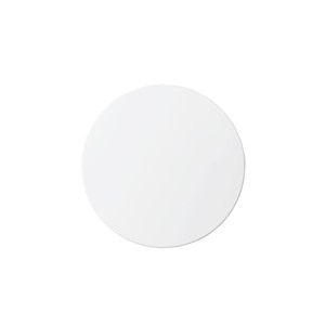 Tavolino rotondo Acton con finitura bianca per soggiorno - Product Image 5