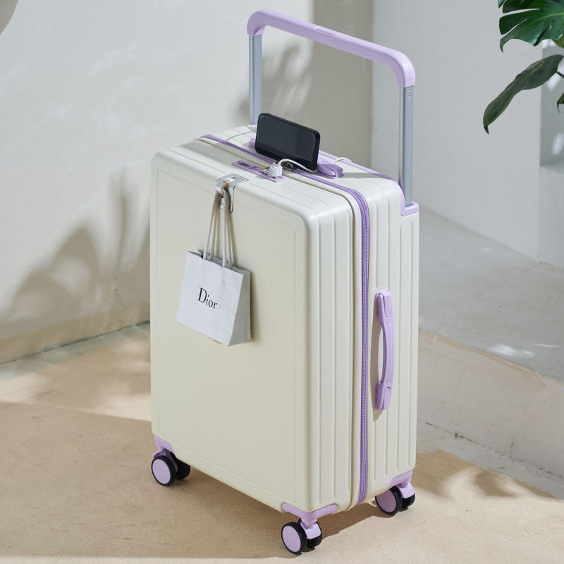 Sort blanc violet clair-tige large d'équilibre de grande capacité