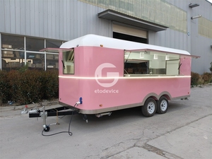 Remorques de Cuisine Mobile Concession Camion-Restaurant Entièrement Équipé Crème Glacée Pizza Café Camion Alimentaire à Vendre USA - Product Image 2