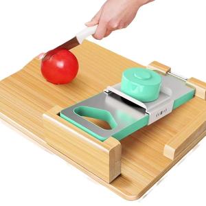 Nhà bếp một tay cắt bảng chống trượt tre trái cây Tấm bánh mì Đánh Bóng Bàn dính đầu bảng người khuyết tật - Product Image 6