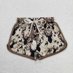 Shorts assortis pour la famille, motif cerf, pour filles, décontractés, respirants, écologiques, pour l'été - Product Image 2