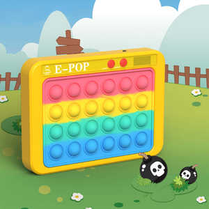 Nouveau style usb batterie silicone whack-a-mole décompression LED électronique fidgets puzzle bulles apparaît ses jouets de plateau de <span class=keywords><strong>jeu</strong></span> - Product Image 2