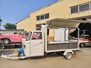 Chariot de cuisine mobile électrique pour restauration rapide, style dessin animé jaune, résistant à la rouille, longueur 5 mètres, pour la vente de rue - Product Image 4
