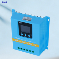 Controlador de Carga de Panel Solar MPPT de 80A, 12-48V Automático, Entrada de CC de 95V con Pantalla LCD y Puerto USB