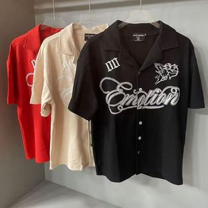Ensemble <span class=keywords><strong>de</strong></span> broderie gaufrée Niche, T-shirt <span class=keywords><strong>POLO</strong></span> ME Mix Emotions pour <span class=keywords><strong>Homme</strong></span> et Femme, et Short Oversize Unisexe pour l'été - Product Image 1