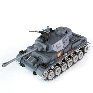 Modèle de char d'assaut allemand <span class=keywords><strong>Panzer</strong></span> <span class=keywords><strong>III</strong></span> à l'échelle 1:18, version PRO en métal, char de combat RC 2,4 GHz, tir de balles PP et d'eau, cadeau pour les amateurs - Product Image 2