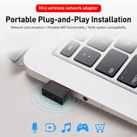 150Mbps pilote gratuit adaptateur WiFi USB sans fil bande unique 2.4GHz Plug and Play carte réseau pour PC windows 10