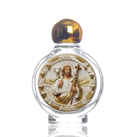 Bouteille d'eau bénite de 15 ml, bouteille religieuse de la Vierge Marie, icône de Jésus, baptême catholique, ustensiles d'église, décoration