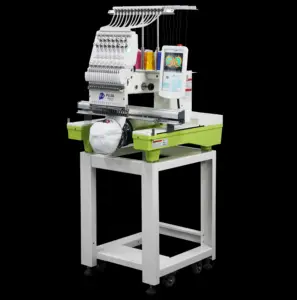 Компьютеризированная вышивальная швейная машина, Автоматическая цифровая одна головка, 15 игл, коммерческая вышивальная машина, Одна Головка