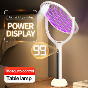 <span class=keywords><strong>Raquette</strong></span> électrique anti-<span class=keywords><strong>moustiques</strong></span> 2 en 1, rotative à 90 degrés, rechargeable, pratique <span class=keywords><strong>pour</strong></span> <span class=keywords><strong>tuer</strong></span> <span class=keywords><strong>les</strong></span> <span class=keywords><strong>moustiques</strong></span> - Product Image 4