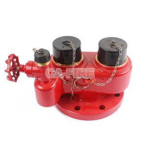 Vanne d'admission à quatre voies en fonte/cuivre DN100*65 pour équipement de lutte contre l'incendie, accessoire de raccordement d'hydrant pour incendie - Product Image 3