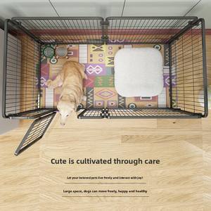 Système de cage et de clôture pour chien, pour usage domestique <span class=keywords><strong>en</strong></span> intérieur, librement combinable pour chiens de petite/moyenne/grande taille, idéal pour l'apprentissage de la propreté - Product Image 4