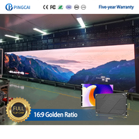 Panel de Video LED Pingcai Serie COB P0.9 P1.25 P1.56 P1.875, Pantalla Gigante a Todo Color para Interiores