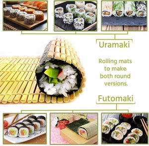 Kit de fabrication de <span class=keywords><strong>Sushi</strong></span> et de <span class=keywords><strong>Maki</strong></span> tapis roulant à <span class=keywords><strong>Sushi</strong></span> moule en bambou et <span class=keywords><strong>plateau</strong></span> à Sauce japonais - Product Image 4