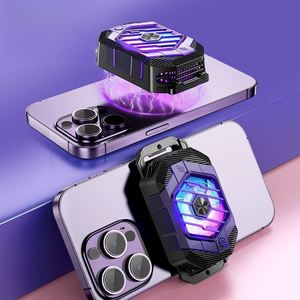 505-1 ใหม่ 24W ตัวระบายความร้อนแบบบางทรงพลัง ปรับแสง RGB ได้ X65 ระบบทำความเย็นเซมิคอนดักเตอร์เพลเทียร์ จอยสติ๊ก รองรับโทรศัพท์มือถือ - Product Image 2