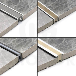Tuiles d'écart de plancher de profil et connecteurs en aluminium ou système de poutrelle de <span class=keywords><strong>menuisier</strong></span> pour des carreaux de porcelaine - Product Image 5