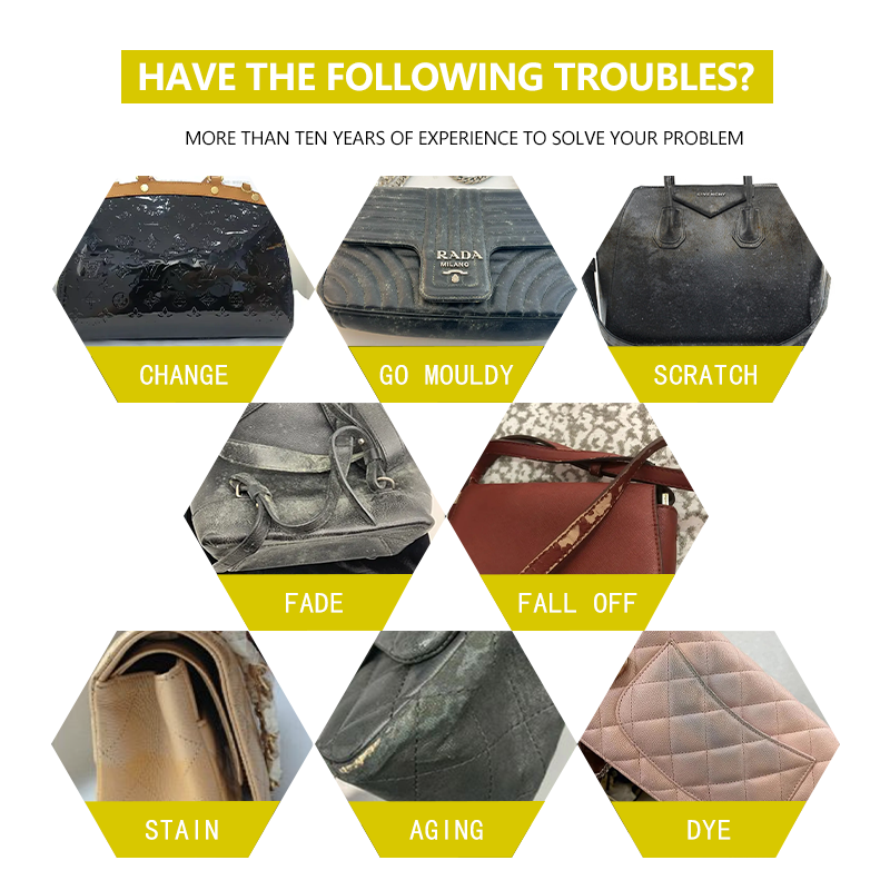 100ml Lemon Yellow Colour Professional Leather Bag Color Restorer