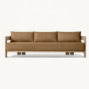 23 năm mới ngoài trời đồ gỗ tếch giải trí Patio sofa thoải mái sang trọng Đồ Gỗ Ngoài Trời